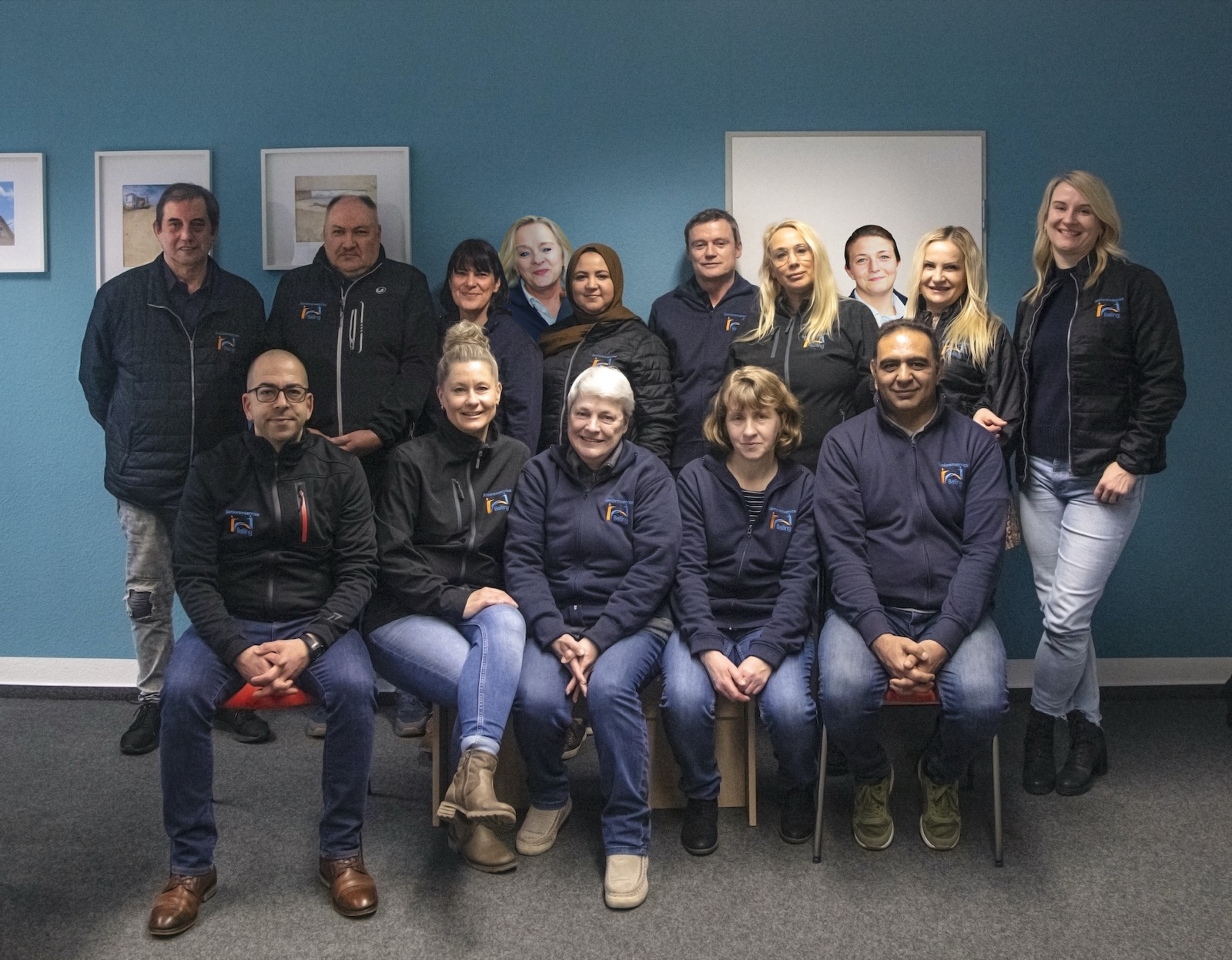 Das Team des Seniorenservice Heimathafen – 14 Betreuungskräfte in Köln